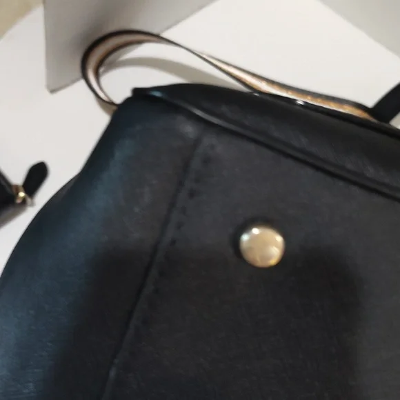 Kate Spade Black Tote with Gold Accents